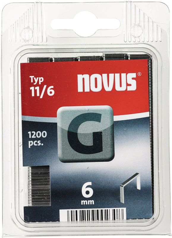 NOVUS 11 B10.6xL6mm Flachdrahtklammer