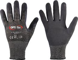 STRONGHAND Comfort Cut Größe 9 schwarz meliert/schwarz Schnittschutzhandschuh