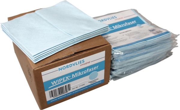 blau Mikrofaser-Wischtuch