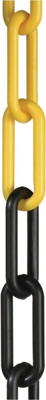 Kunststoff gelb/schwarz 6 mm Absperrkette