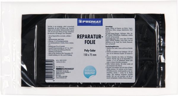 PROMAT CHEMICALS Poly-Solar L150 mmxB75 mm Reparaturfolie