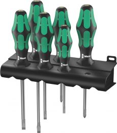 WERA 334/6 6-teilig Schlitz / PH Schraubendrehersatz