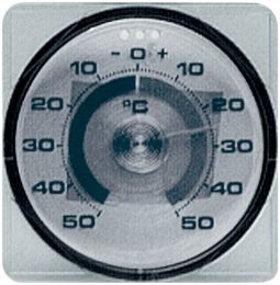 Messbereich -50 bis 50 °C Fensterthermometer