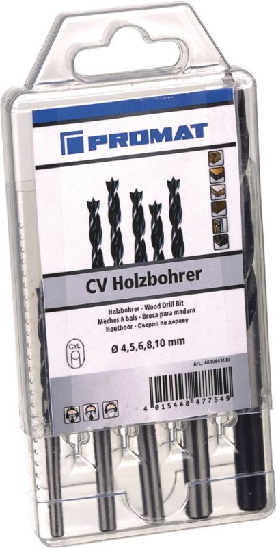 Ø 3. 4. 5. 6. 7. 8. 9.10 mm Holzspiralbohrersatz