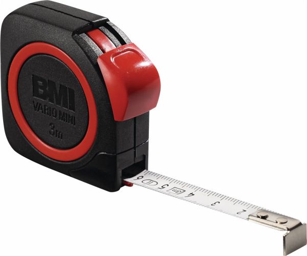 BMI VARIO Mini Länge 3 m Breite 10 mm mm/cm Taschenrollbandmaß