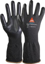 HASE Genua Foam black long Größe 9 schwarz Schnittschutzhandschuhe