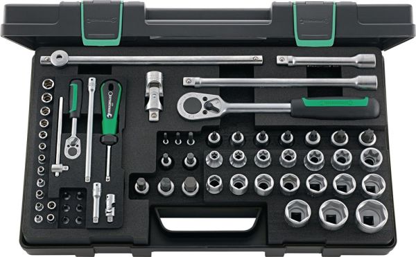 STAHLWILLE 86TX 63-teilig  1/4 + 1/2 ″ Steckschlüsselsatz