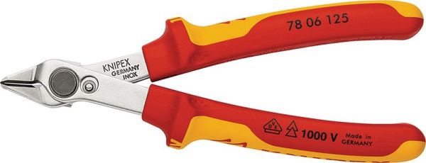 KNIPEX Electronic Super-Knips® Länge 125 mm Form 0 Elektronikseitenschneider