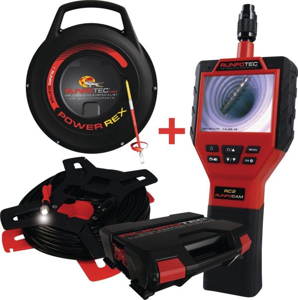 RUNPOTEC RUNPOCAM RC2 Kabellänge 30 m Multifunktionskamera