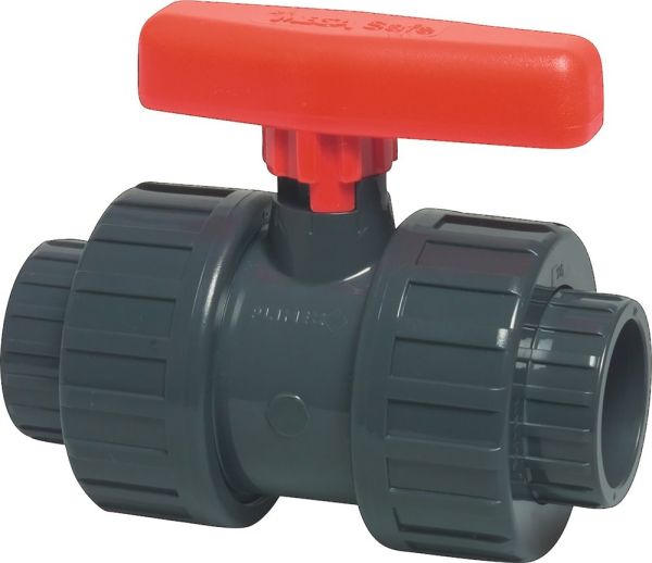 MEGA Safe 600 PVC-UIG Nenngröße mm 40 Kugelhahn