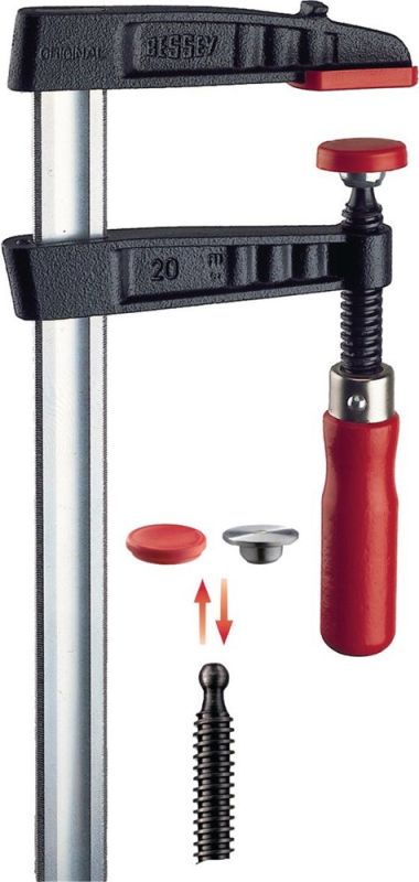 BESSEY TG Spannweite 1000 mm Ausladung 175 mm Tempergussschraubzwinge