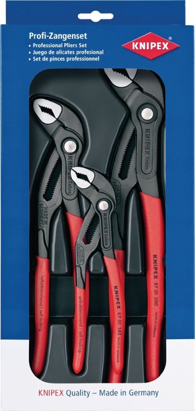 KNIPEX Cobra®-Paket Inhalt 3 teilig Zangensatz