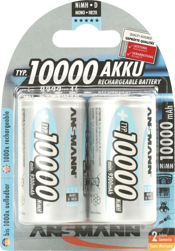 1.2 V 10000 mAh Akkuzelle