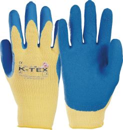 K-TEX 930 Größe 10 blau/gelb Schnittschutzhandschuhe