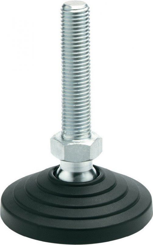 GANTER GN 344 d1 60 mm. d2 M 10 mm l1 98 mm Kunststoff-Gelenkfuß