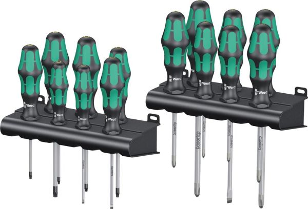 WERA Kraftform Big Pack 300 14-teilig Schlitz/PH/PZD/TX Schraubendrehersatz