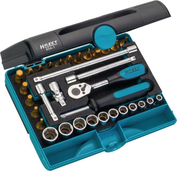HAZET 854T 33-teilig  1/4 ″ Steckschlüsselsatz