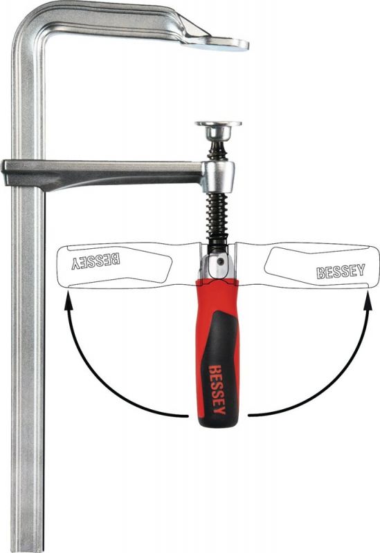 BESSEY GZ-KG Spannweite 500 mm Ausladung 120 mm Ganzstahlschraubzwinge