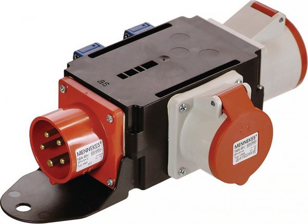 AS-SCHWABE MIXO DONAU 1xCEE-Stecker 400V, 16 A, 5-polig CEE-Adapter