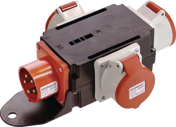 AS-SCHWABE MIXO RHEIN 1xCEE-Stecker 400V, 16 A, 5-polig CEE-Adapter