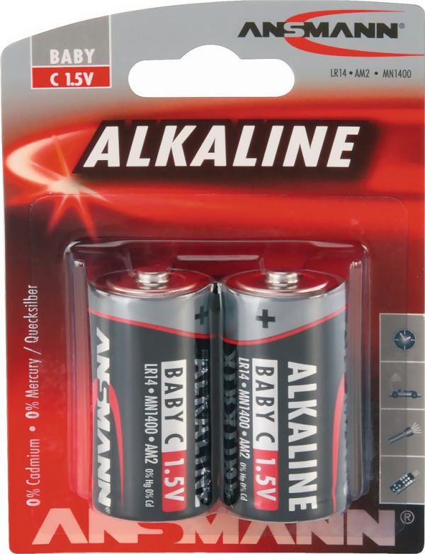 ANSMANN  1,5 V C-AM2-Baby 7500 mAh Batterie