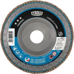 TYROLIT ZA-B C-TRIM D.115mm P80 gerade Fächerscheibe
