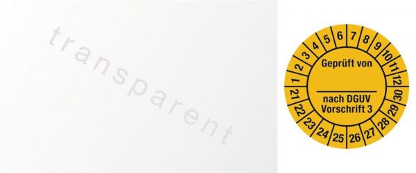 B25xL60 mm Mehrjahresprüfplakette