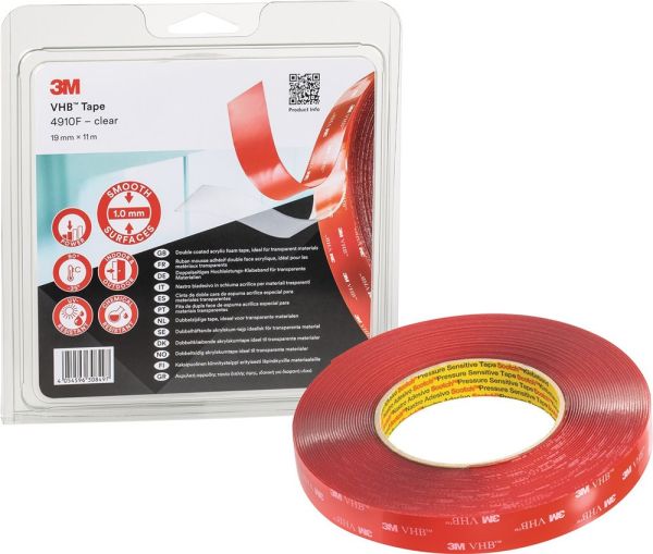 3M VHB Tape 4910F transparent Montageband
