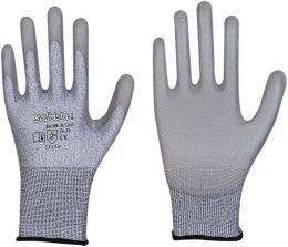 LEIPOLD Solidstar 1642 Größe 10 grau Schnittschutzhandschuhe