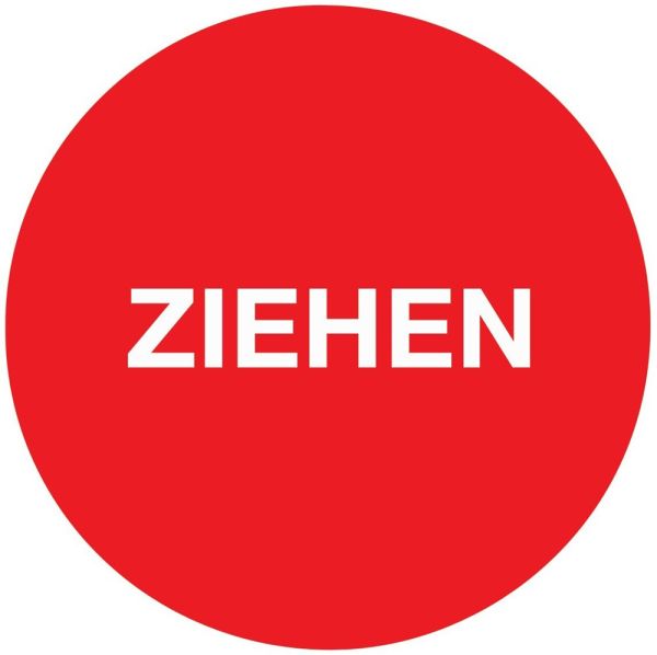 Ø 50 mmLxB Türaufkleber