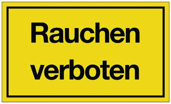 Rauchen verboten Hinweiszeichen