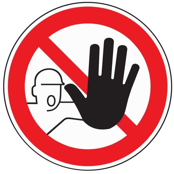 ASR A1.3/DIN EN ISO 7010 Verbotszeichen