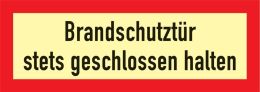 DIN 4066 L297xB105 mm Brandschutzzeichen