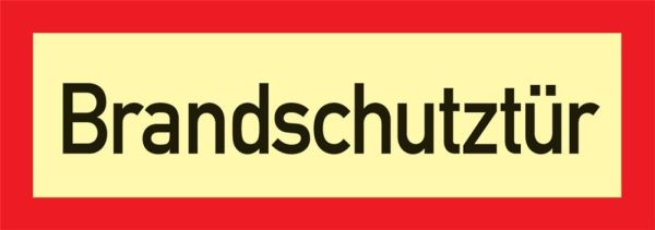 DIN 4066 L297xB105 mm Brandschutzzeichen