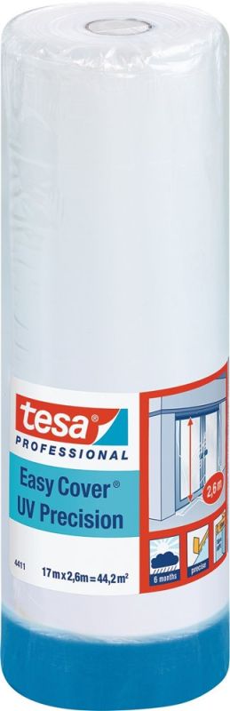 TESA Easy Cover® 4411 UV Präzision Länge 17 m Breite 2600 mm Folienband