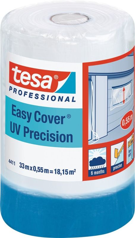 TESA Easy Cover® 4411 UV Präzision Länge 33 m Breite 550 mm Folienband