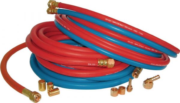 WOLLERT 766 verpresst Innen-Ø 9 x 6 mm Zwillingsautogenschlauchleitung