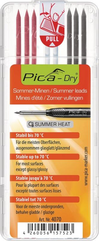PICA Pica-Dry 3x graphit, 3x rot, 2x weiß Minenset