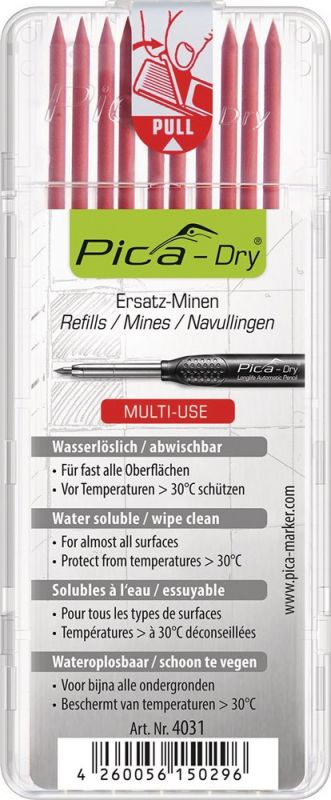 PICA Pica-Dry 10x rot Minenset