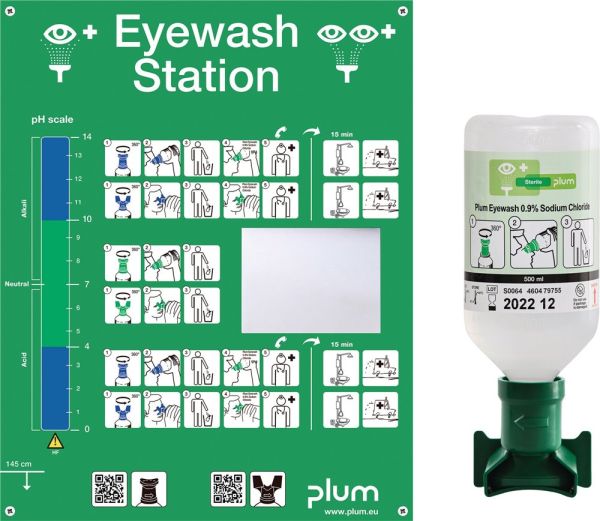 PLUM  0,5 l HxBxTca. Augenspülstation